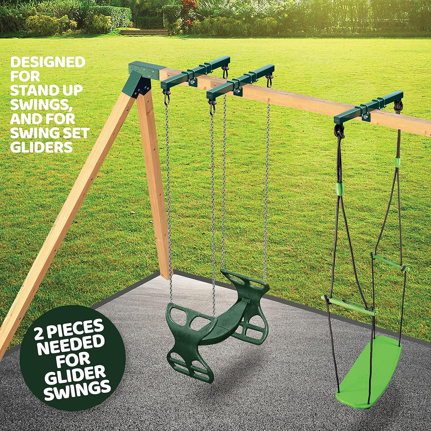 Heavy Duty Swingset Conversion Bracket, No Tree, No problem
