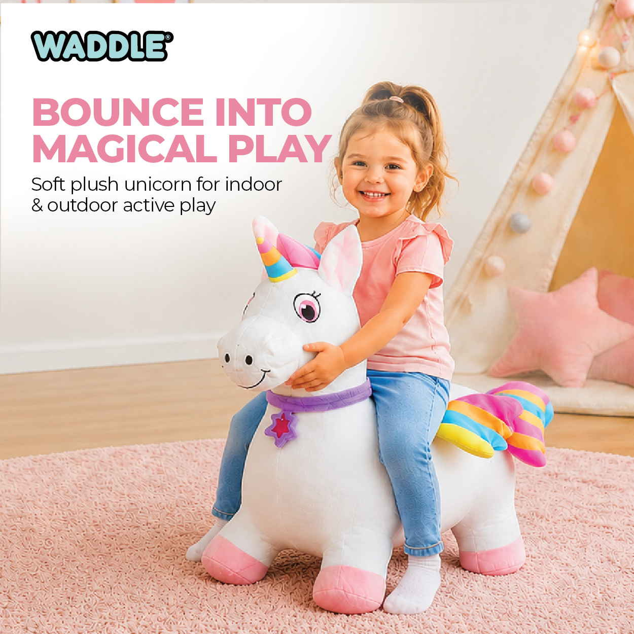 Disney Plush Animal Hopper