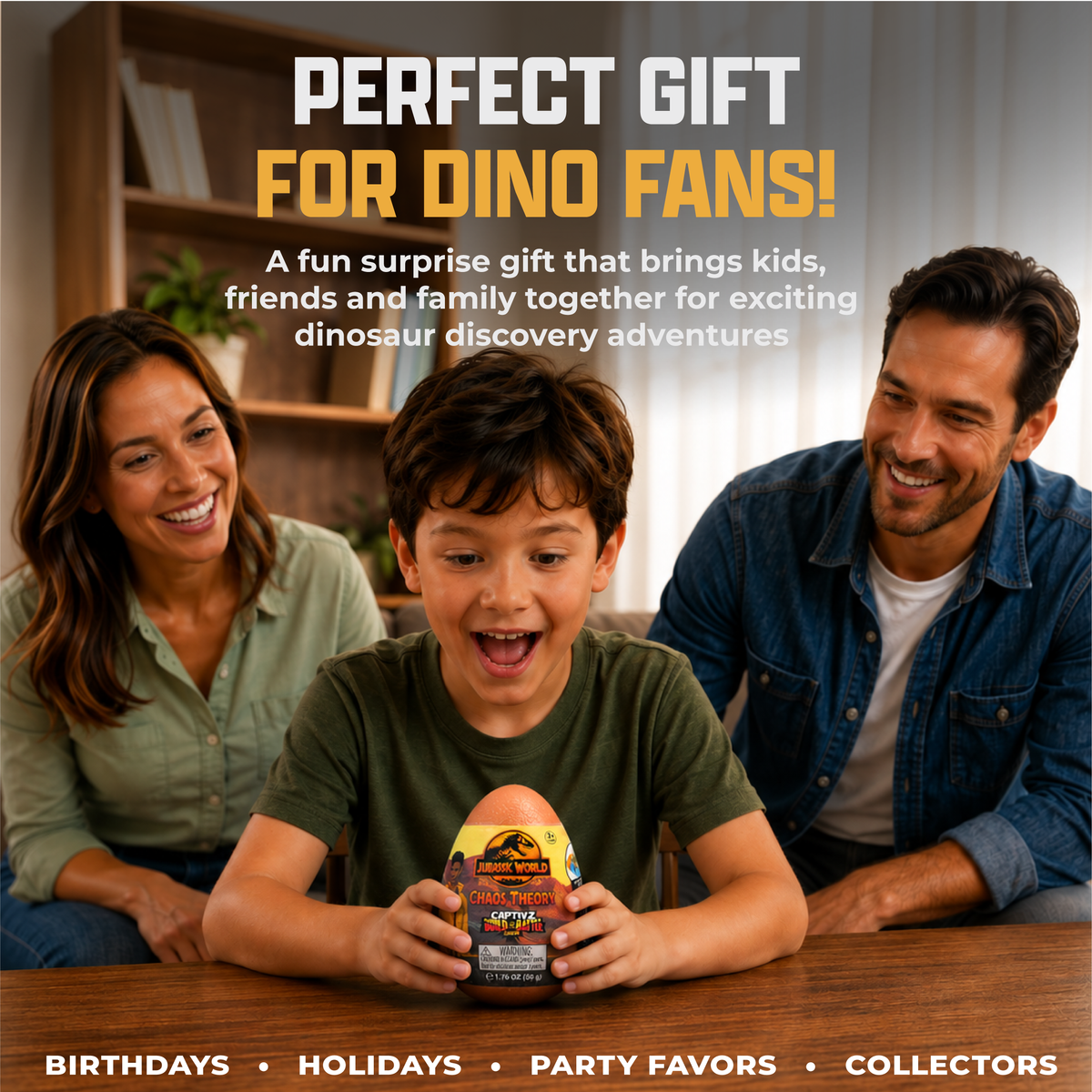 Jurassic World Captivz 2-Pack Surprise Eggs for Kids Ages 3+