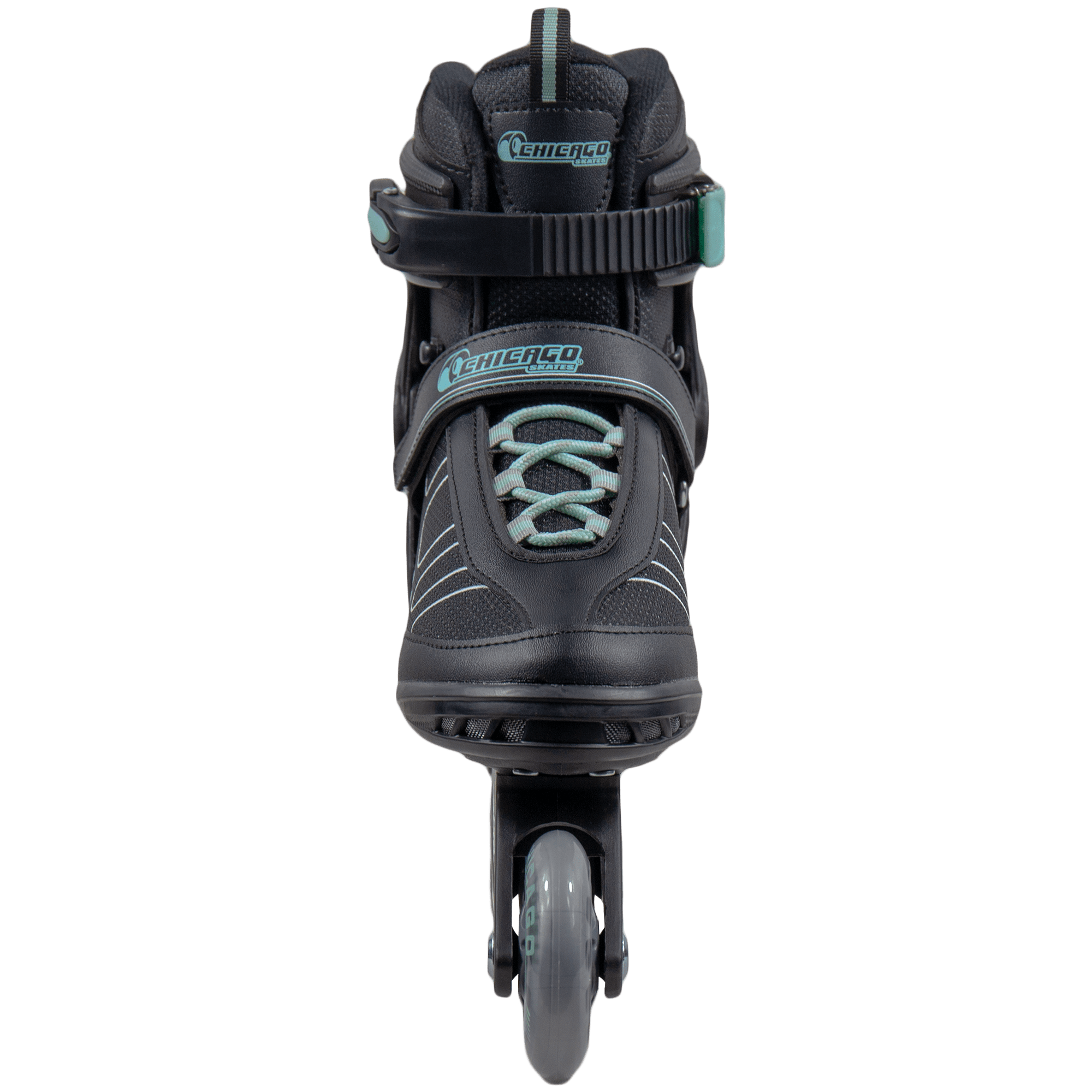 Chicago Adult Inline Skates Women's Black/Agua - NSG Products