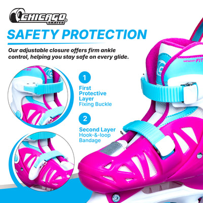 Chicago Skates Adjustable Quad Roller Skate