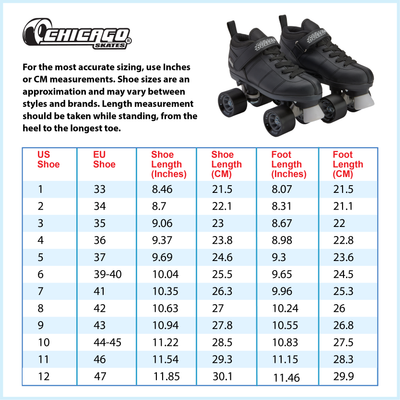 Chicago Skates Bullet Speed Roller Skates