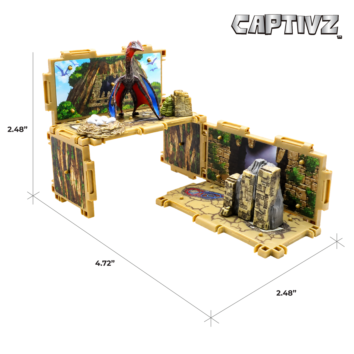 Jurassic World Dinorama Dinosaur Toys Playset for Kids Ages3+