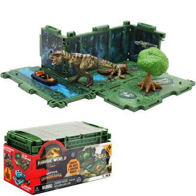 Jurassic World Dinorama Dinosaur Toys Playset for Kids Ages3+