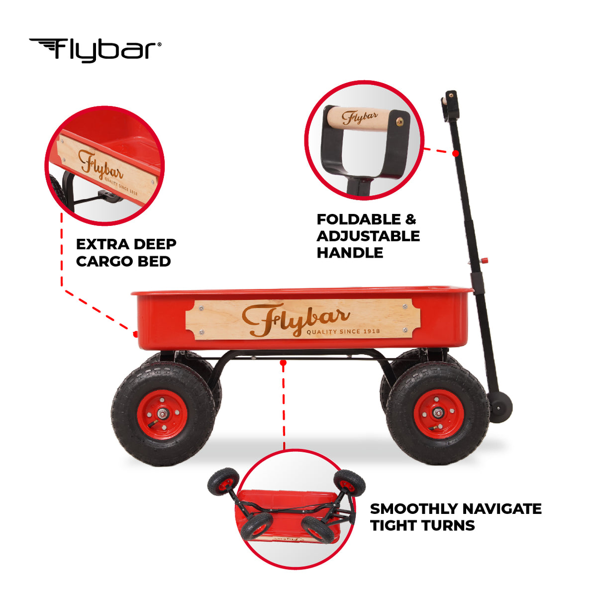 Flybar Red Wagon