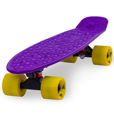Flybar 22 Inch Kids Skateboard – Mini Cruiser Skateboards for Kids Ages 6-12, Outdoor Toys, Lightweight, Durable, Non-Slip Deck, ABEC-7 Bearings, Holds up to 175 lbs