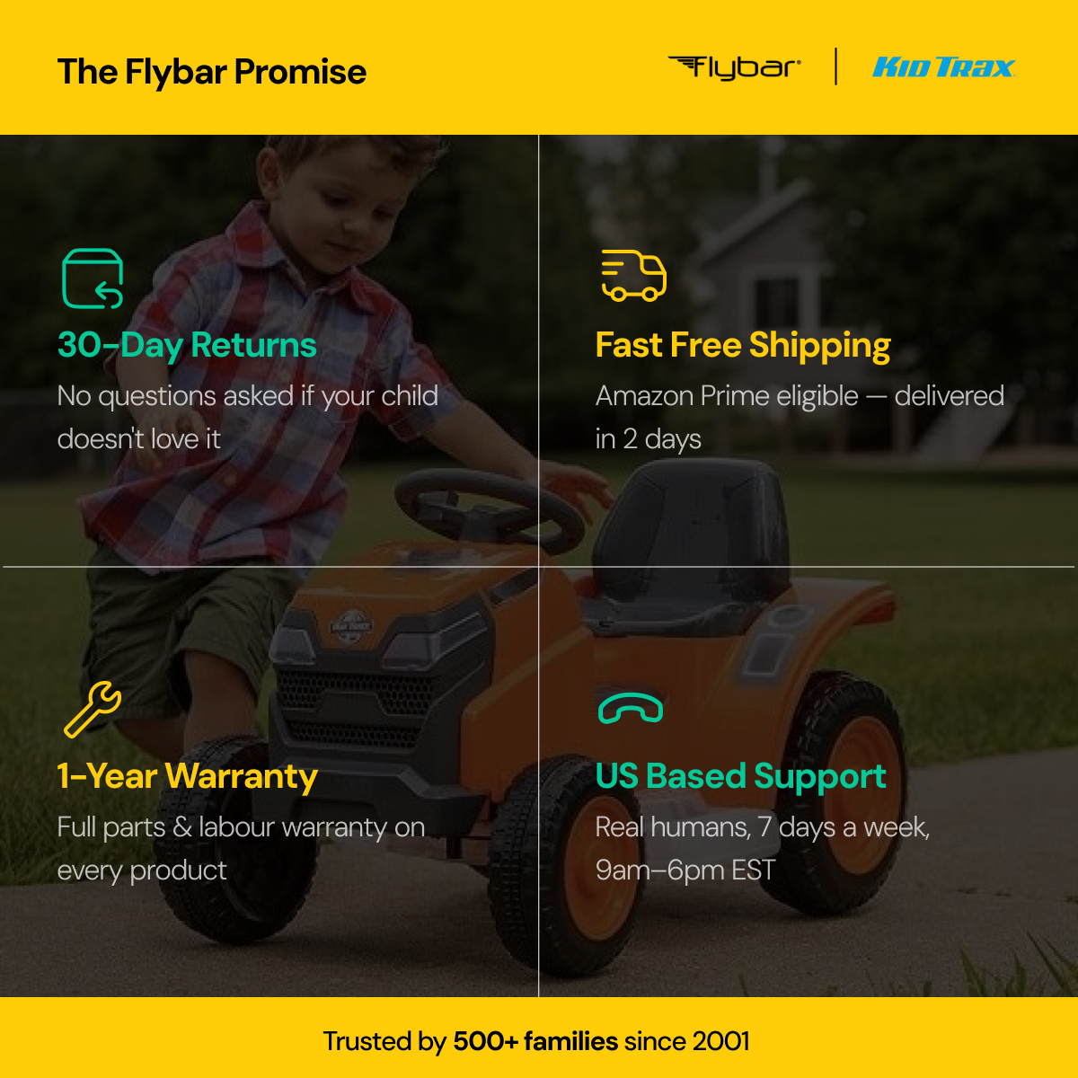 Kid Trax 6V Mow & Go Lawn Mower Orange - Test