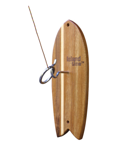 Island Time Sports Ring Toss Game - Outdoor Yard Beach Games for Adults and Family, Hook and Ring Games with String and Hooks for Indoor/Outdoor Use
