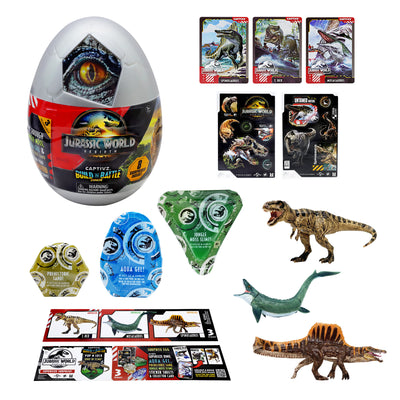 Jurassic World Captivz Surprise Egg Playset for Kids Ages 3+