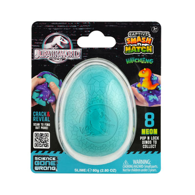 Jurassic World Science Gone Wrong Smash N Hatch 2-Pack Surprise Eggs Ages3+