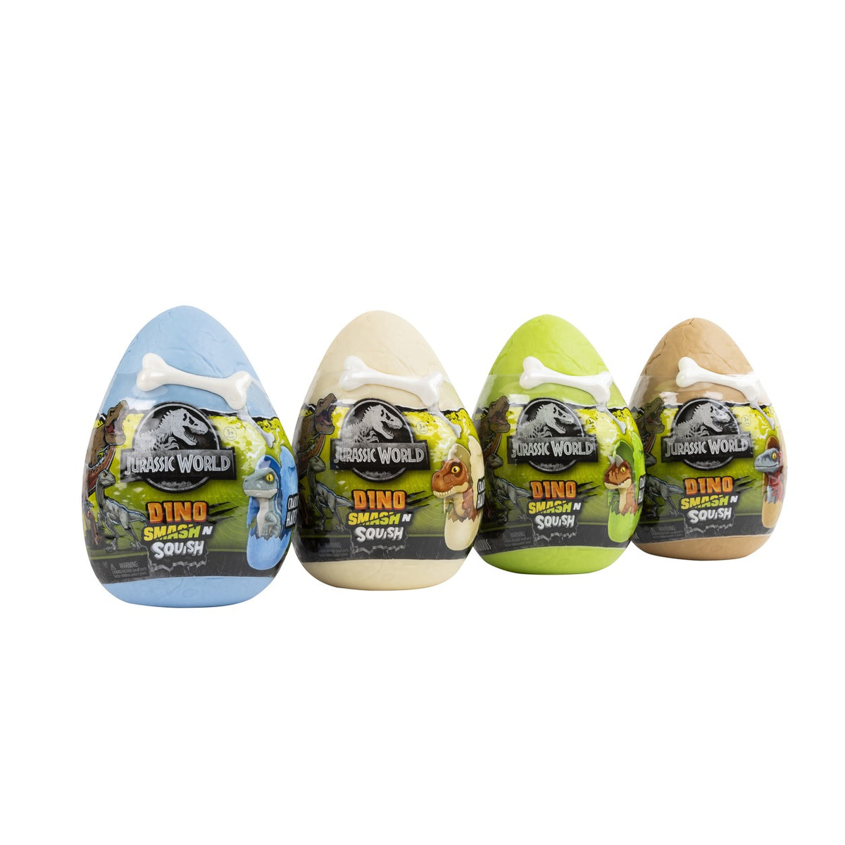 Jurassic World Dino Smash N Squish Surprise Egg w/Bone Tool for Kids Ages3+