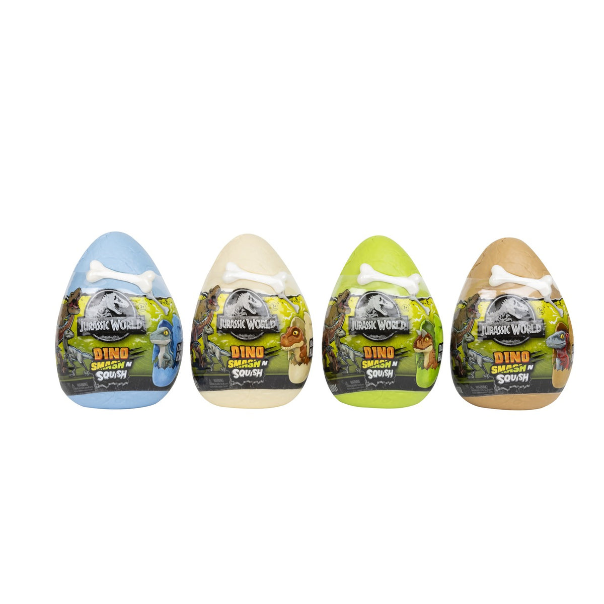 Jurassic World Dino Smash N Squish Surprise Egg w/Bone Tool for Kids Ages3+