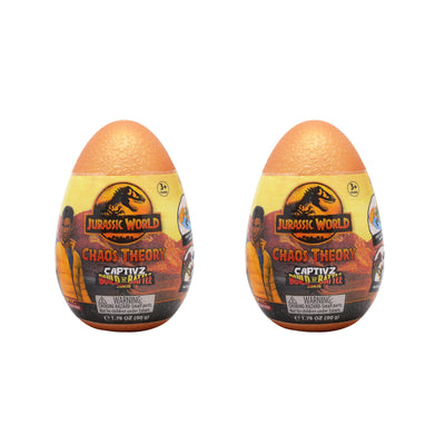 Jurassic World Captivz 2-Pack Surprise Eggs for Kids Ages 3+