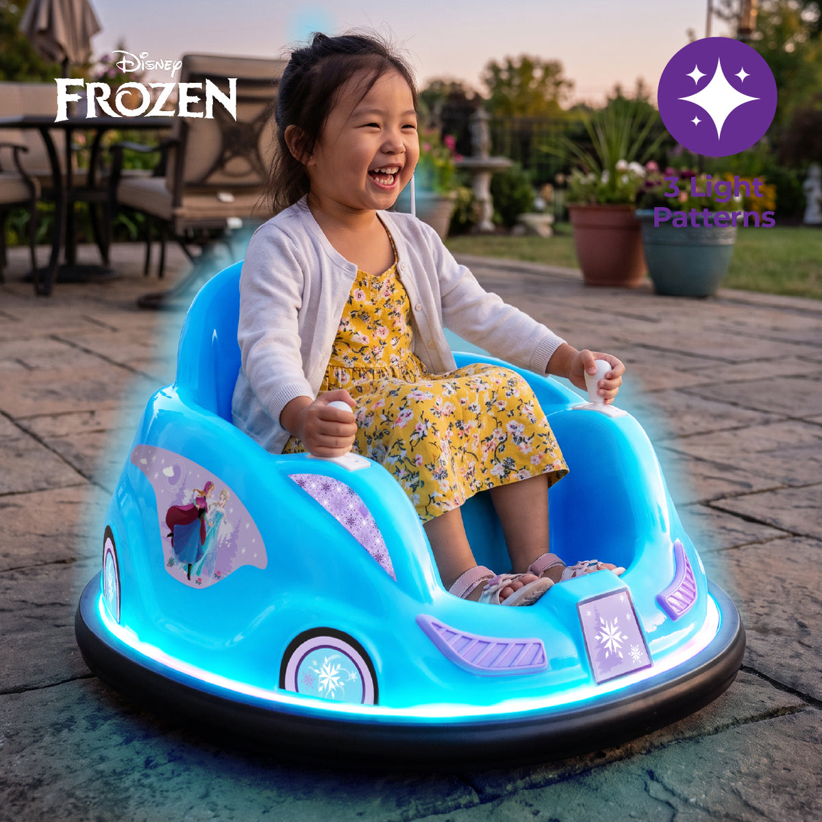 Kid Trax Disney 6V V2 Glow Bumper Car
