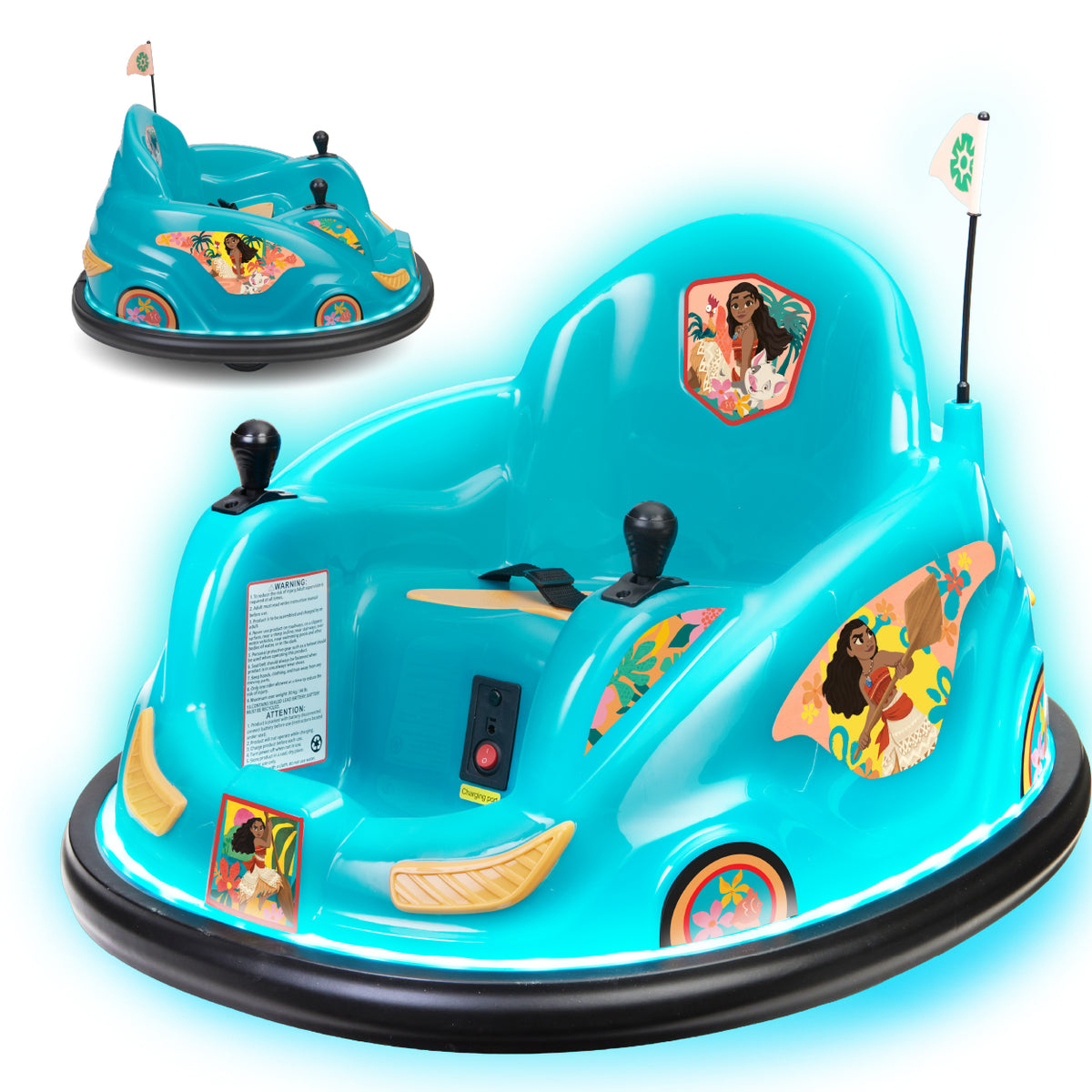 Kid Trax Disney 6V V2 Glow Bumper Car