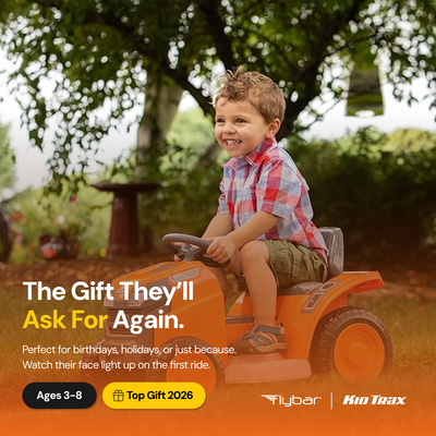 Kid Trax 6V Mow & Go Lawn Mower Orange - Test