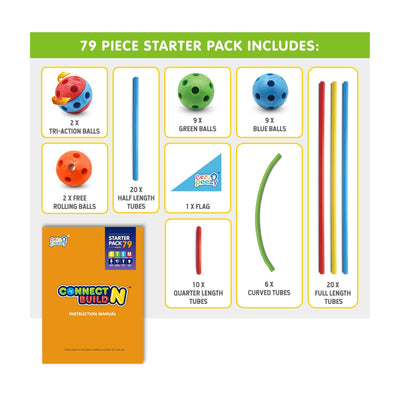 Eezy Peezy Connect N Build - 79 Piece Set - NSG Products