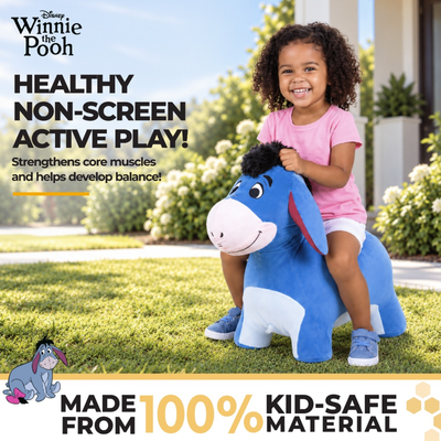 Waddle Plush Unicorn Hopper, Ages 2+, Inflatable, Washable Cover