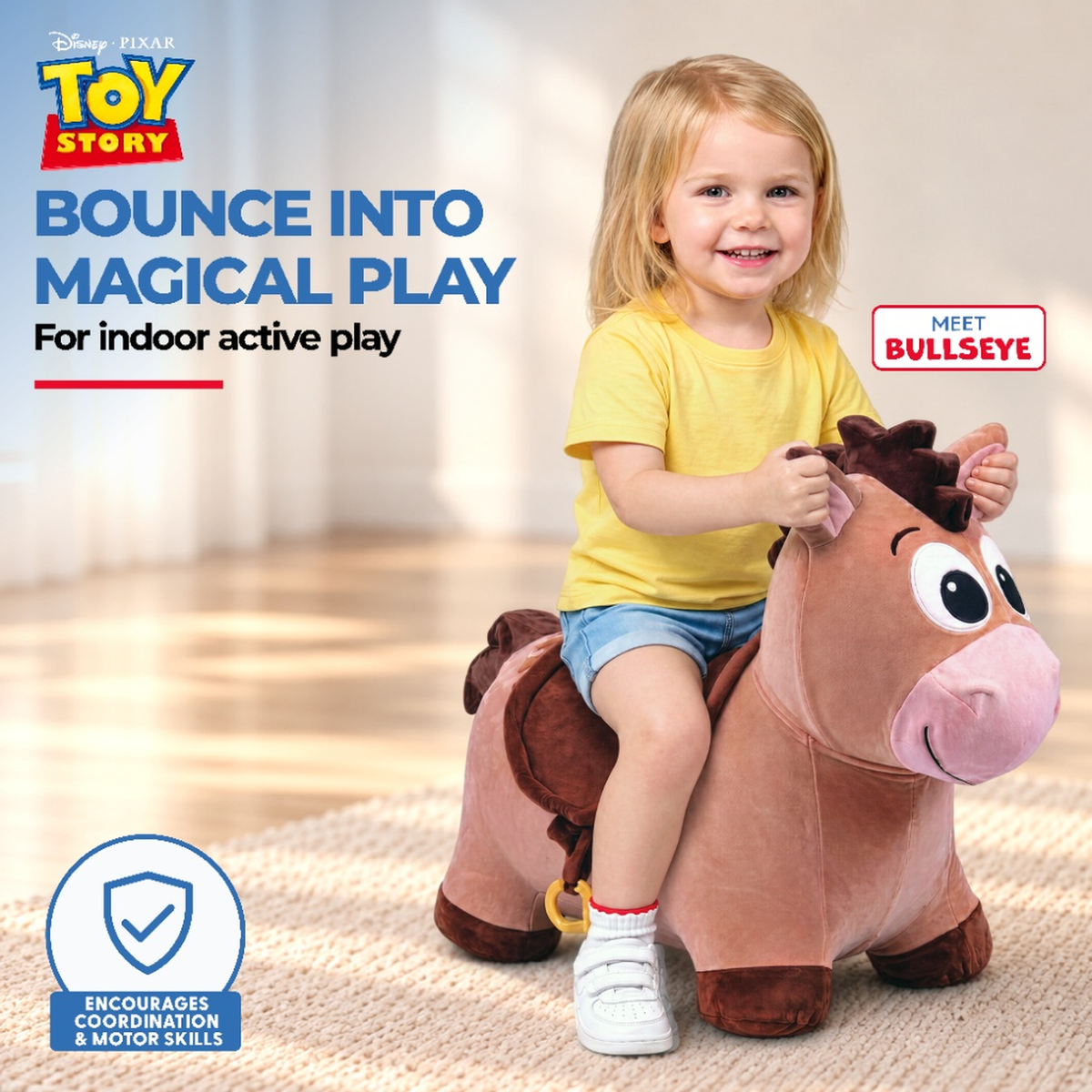 Waddle Plush Unicorn Hopper, Ages 2+, Inflatable, Washable Cover