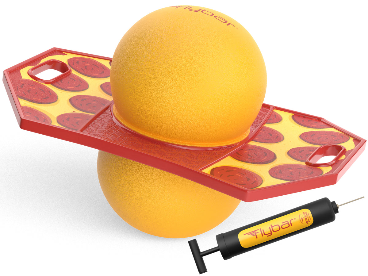 Flybar Pogo Trick Ball for Kids – Balance Bounce Board with Anti-Slip Deck – Pump Included - Indoor & Outdoor Toys for Boys and Girls Fun Way to Reduce Screen Time Supports up to 160 lbs – Ages 6+