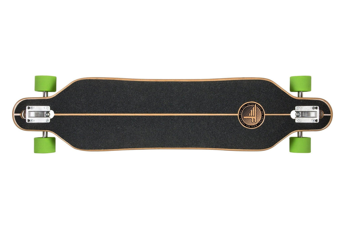 41" Twin Tip Drop-Through Complete Longboard - Flybar1