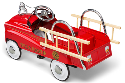 Fire Truck Pedal Car Red
