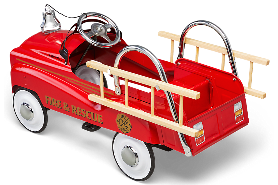 Fire Truck Pedal Car Red