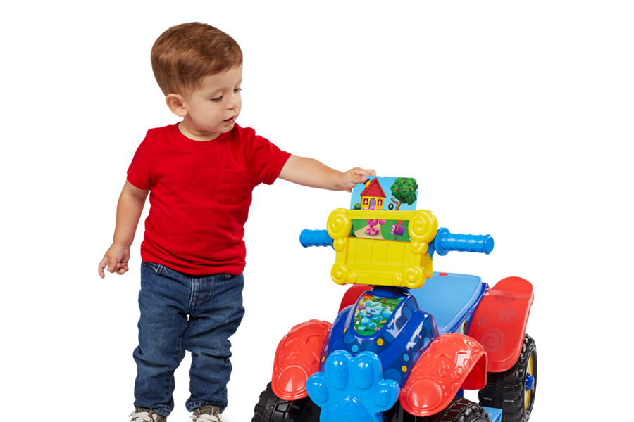 6V Blues Clues & You Skidoo Quad Blue