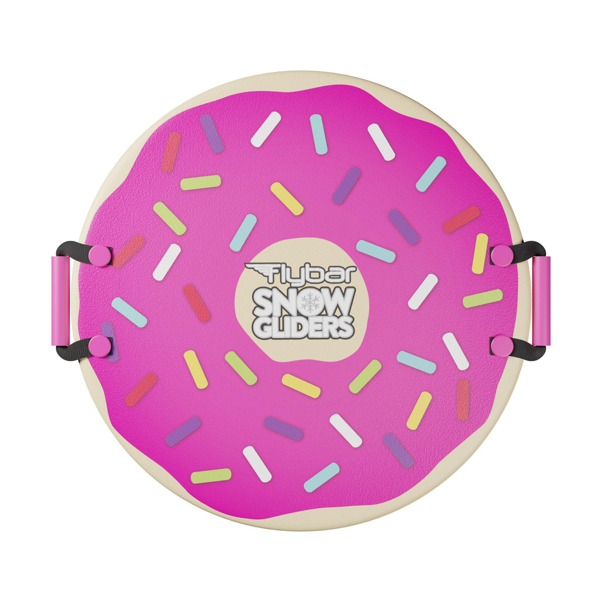 Flybar Kids 26” Foam Disc Snow Sled with Slick Bottom & PE Core Build, Holds Up To 110 Lbs